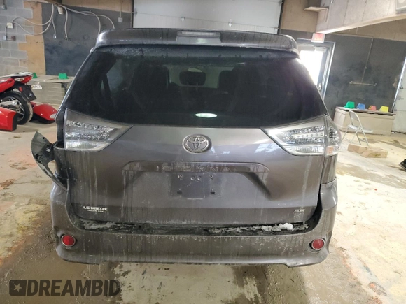 2011 Toyota Sienna SE with VIN 5TDXK3DC4BS119068, listed as a Copart auction lot 45960275 with 73,252 mi miles and Salvage Title. Bid and sale history available at carsss.com. Image 6.