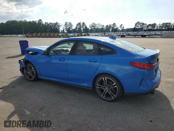 2021 BMW 2 Series 228i with VIN WBA53AK00M7J43699, listed as a Copart auction lot 55928355 with 86,544 mi miles and Salvage title. Bid and sale history available at DreamBid. Image 2.