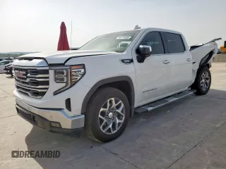 2024 GMC Sierra 1500 SLT with VIN 3GTUUDE88RG266953, listed as a Copart auction lot 56710305 with 17,902 mi miles and Salvage title. Bid and sale history available at DreamBid. Image 1.