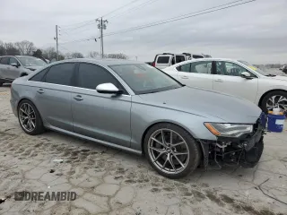 2013 Audi S6 Prestige with VIN WAUJ2AFC1DN107179, listed as a Copart auction lot 88219025 with 129,161 mi miles and Salvage Title. Bid and sale history available at carsss.com. Image 4.