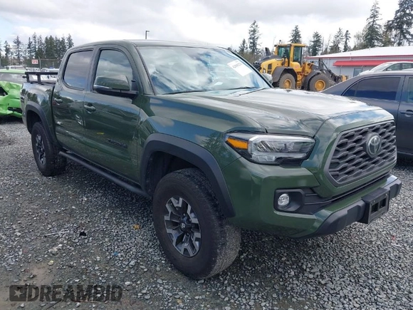2021 Toyota Tacoma 4WD SR with VIN 3TMCZ5AN5MM437358, listed as a IAAI auction lot 42000234 with 47,295 mi miles. Bid and sale history available at carsss.com. Image 1.