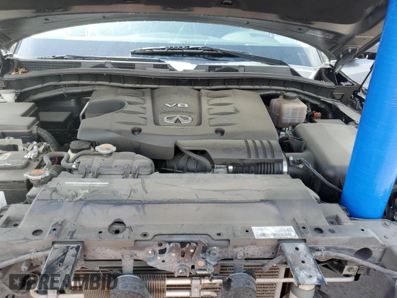 2017 Infiniti QX80 with VIN JN8AZ2NF9H9646393, listed as a Copart auction lot 50563315 with Not provided miles and Salvage title. Bid and sale history available at DreamBid. Image 12.