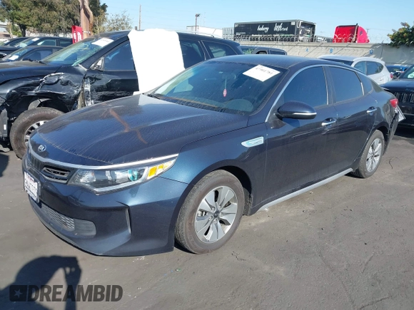 2018 Kia Optima Hybrid Premium with VIN KNAGT4LE9J5023217, listed as a IAAI auction lot 41901781 with 113,196 mi miles. Bid and sale history available at carsss.com. Image 17.