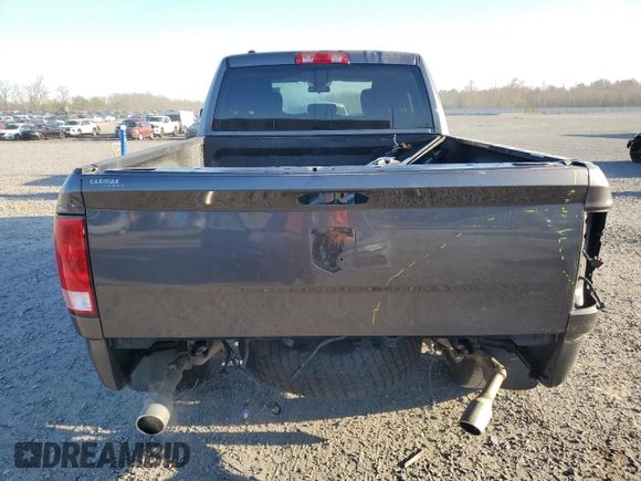 2018 Ram 1500 Express with VIN 1C6RR7FT0JS135340, listed as a Copart auction lot 48377635 with 122,456 mi miles and Salvage Title. Bid and sale history available at carsss.com. Image 6.