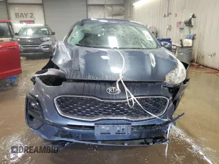 2020 Kia Sportage LX with VIN KNDPMCAC8L7709154, listed as a Copart auction lot 48353215 with 65,511 mi miles and Salvage Title. Bid and sale history available at carsss.com. Image 5.