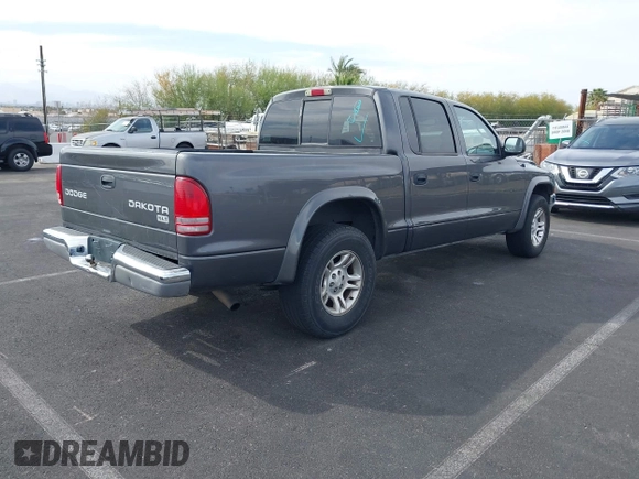 2003 Dodge Dakota SLT with VIN 1D7HL48N93S190381, listed as a IAAI auction lot 41921335 with 75,088 mi miles. Bid and sale history available at carsss.com. Image 4.