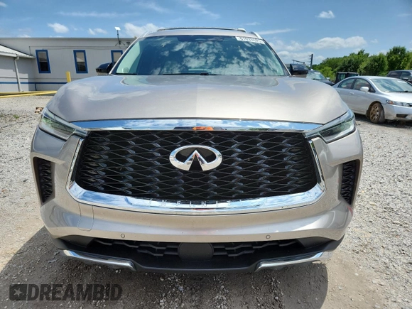 2022 Infiniti QX60 Sensory with VIN 5N1DL1GS0NC331233, listed as a Copart auction lot 61033025 with 23,434 mi miles and Salvage title. Bid and sale history available at DreamBid. Image 5.