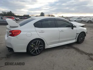 2019 Subaru WRX STI with VIN JF1VA2R64K9822438, listed as a Copart auction lot 88850195 with 58,218 mi miles and Salvage Title. Bid and sale history available at carsss.com. Image 3.