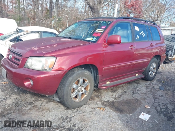 2007 Toyota Highlander w/3rd Row z VIN JTEDP21A770132291, wystawiony jako IAAI lot #41108384 z przebiegiem 197 309 mil mil oraz . Historia ofert i sprzedaży dostępna na DreamBid. Obrazek 2.