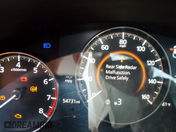 2020 Mazda CX-30 Select with VIN 3MVDMACL6LM116322, listed as a Copart auction lot 65403574 with 54,731 mi miles and Salvage title. Bid and sale history available at DreamBid. Image 9.