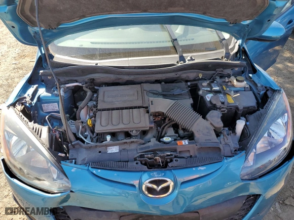 2012 Mazda Mazda2 Sport with VIN JM1DE1KZ0C0150392, listed as a Copart auction lot 73841344 with 12,812 mi miles and Salvage Title. Bid and sale history available at carsss.com. Image 13.