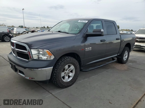 2018 Ram 1500 Tradesman with VIN 1C6RR7KM3JS335241, listed as a Copart auction lot 79046744 with 58,687 mi miles and Clean title. Bid and sale history available at DreamBid. Image 1.