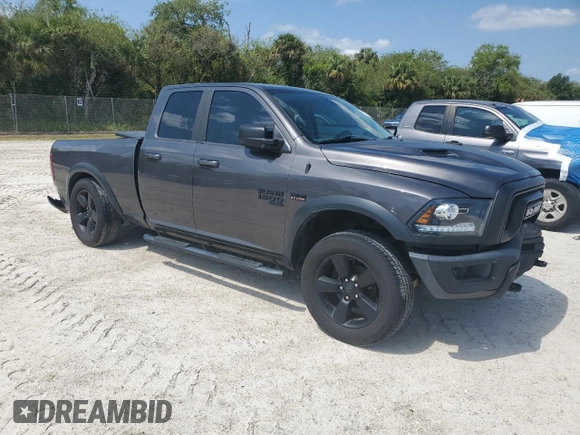 2019 Ram 1500 Warlock z VIN 1C6RR6GTXKS724261, wystawiony jako Copart lot #42770125 z przebiegiem 70 497 mil mil oraz Szkoda całkowita • Salvage title. Historia ofert i sprzedaży dostępna na DreamBid. Obrazek 4.