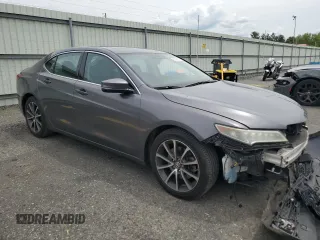 2017 Acura TLX V6 w/Advance Pkg with VIN 19UUB2F77HA003089, listed as a Copart auction lot 58361105 with 67,392 mi miles and Salvage title. Bid and sale history available at DreamBid. Image 4.