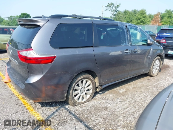 2017 Toyota Sienna XLE with VIN 5TDDZ3DC9HS183372, listed as a IAAI auction lot 42440209 with 112,199 mi miles and . Bid and sale history available at DreamBid. Image 4.