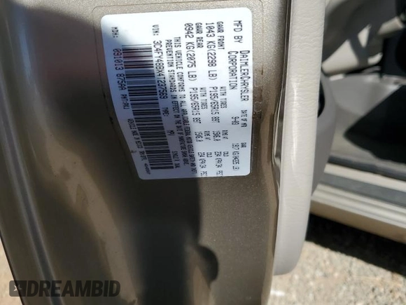 2004 Chrysler PT Cruiser with VIN 3C4FY48BX4T237569, listed as a Copart auction lot 72468144 with 145,024 mi miles and Salvage Title. Bid and sale history available at carsss.com. Image 14.