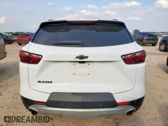 2020 Chevrolet Blazer LT with VIN 3GNKBDR46LS665005, listed as a Copart auction lot 58435965 with 181,120 mi miles and Salvage title. Bid and sale history available at DreamBid. Image 6.