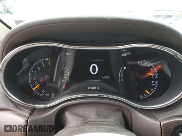 2015 Jeep Grand Cherokee Overland with VIN 1C4RJFCG0FC848046, listed as a Copart auction lot 49514795 with 212,688 mi miles and Clean title. Bid and sale history available at DreamBid. Image 9.