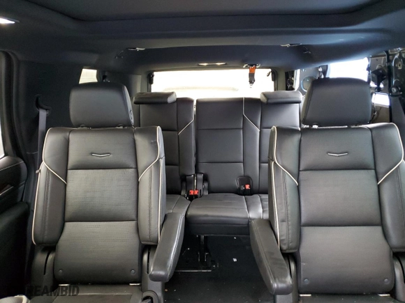2021 Cadillac Escalade Premium Luxury with VIN 1GYS4BKL9MR215159, listed as a Copart auction lot 48577415 with 50,773 mi miles and Salvage Title. Bid and sale history available at carsss.com. Image 10.