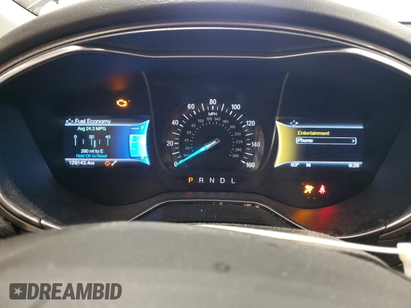 2017 Ford Fusion SE z VIN 3FA6P0H7XHR328227, wystawiony jako Copart lot #59386695 z przebiegiem 129 143 mil mil oraz Nie do naprawy • Non repairable. Historia ofert i sprzedaży dostępna na DreamBid. Obrazek 9.