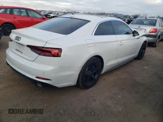 2019 Audi A5 Premium Plus with VIN WAUTNAF5XKA038370, listed as a Copart auction lot 79725944 with 76,009 mi miles and Salvage Title. Bid and sale history available at DreamBid. Image 3.