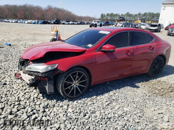 2017 Acura TLX with VIN 19UUB1F34HA006538, listed as a Copart auction lot 47828744 with 111,589 mi miles. Bid and sale history available at carsss.com. Image 1.