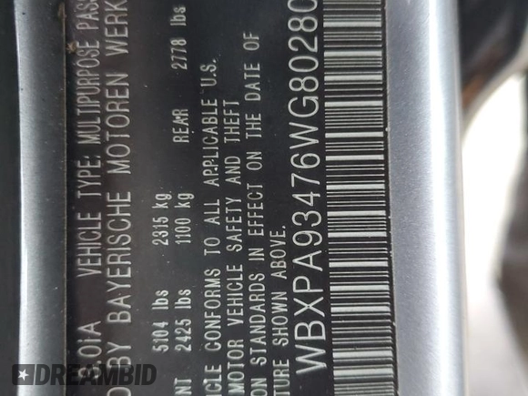 2006 BMW X3 3.0i z VIN WBXPA93476WG80280, wystawiony jako Copart lot #88368075 z przebiegiem 218 617 mil mil oraz Szkoda całkowita • Salvage title. Historia ofert i sprzedaży dostępna na DreamBid. Obrazek 13.