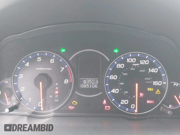 2008 Acura TSX Nav with VIN JH4CL96928C019270, listed as a IAAI auction lot 42043735 with 85,106 mi miles and . Bid and sale history available at DreamBid. Image 7.