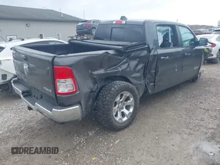 2019 Ram 1500 Big Horn/Lone Star with VIN 1C6SRFFT8KN648380, listed as a IAAI auction lot 41941356 with 28,251 mi miles. Bid and sale history available at carsss.com. Image 4.