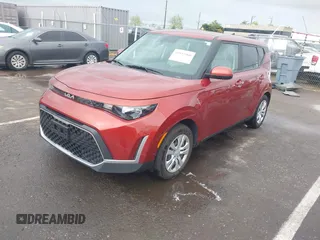 2023 Kia Soul LX with VIN KNDJ23AU6P7868992, listed as a IAAI auction lot 41933960 with 14,059 mi miles. Bid and sale history available at carsss.com. Image 18.