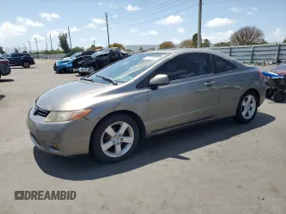2007 Honda Civic Cpe EX with VIN 2HGFG11827H533569, listed as a Copart auction lot 52103295 with 188,424 mi miles and Clean Title. Bid and sale history available at carsss.com. Image 1.