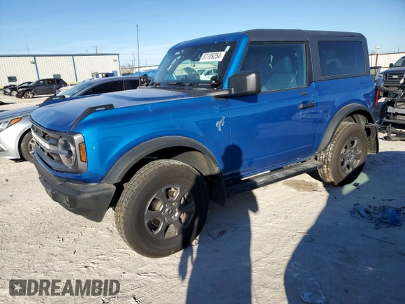 2021 Ford Bronco with VIN 1FMDE5AP6MLA77614, listed as a Copart auction lot 87109254 with 11,515 mi miles and Salvage Title. Bid and sale history available at DreamBid. Image 1.