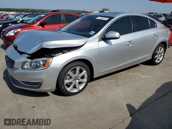 2016 Volvo S60 T5 Drive-E Premier with VIN YV126MFK0G2403881, listed as a Copart auction lot 61742813 with 183,290 mi miles. Bid and sale history available at carsss.com. Image 1.