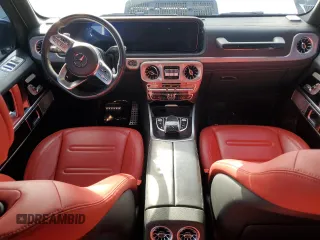 2021 Mercedes-Benz G 550 with VIN W1NYC6BJ4MX389217, listed as a Copart auction lot 74500344 with 55,551 mi miles and Salvage Title. Bid and sale history available at DreamBid. Image 8.