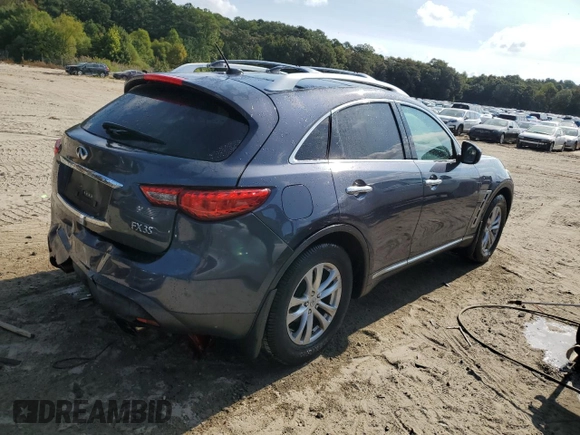 2010 Infiniti FX35 with VIN JN8AS1MW3AM851744, listed as a Copart auction lot 71165354 with 247,174 mi miles and Salvage Title. Bid and sale history available at carsss.com. Image 3.