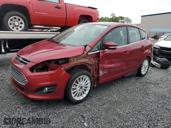 2015 Ford C-Max SEL with VIN 1FADP5BUXFL116071, listed as a Copart auction lot 52123455 with 66,719 mi miles and Salvage Title. Bid and sale history available at carsss.com. Image 1.