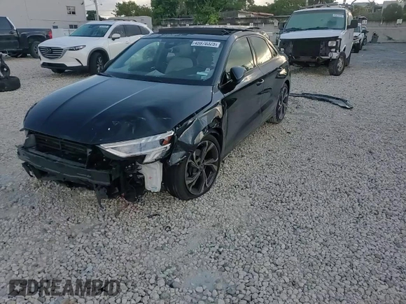2023 Audi A3 Premium z VIN WAUAUDGY5PA040071, wystawiony jako Copart lot #45970325 z przebiegiem 40 364 mil mil oraz Szkoda całkowita • Salvage title. Historia ofert i sprzedaży dostępna na DreamBid. Obrazek 13.