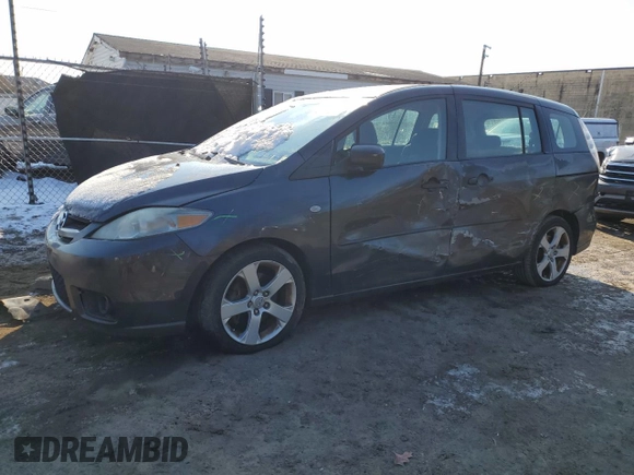 2006 Mazda 5 Sport with VIN JM1CR293960124935, listed as a Copart auction lot 42375275 with 125,750 mi miles and Salvage Title. Bid and sale history available at DreamBid. Image 1.