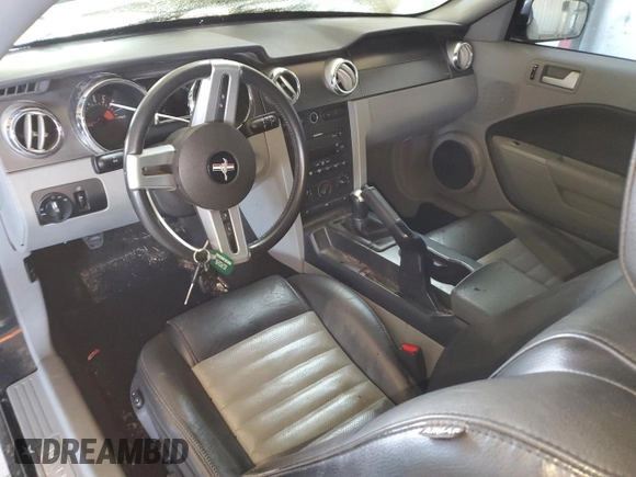 2007 Ford Mustang GT Deluxe with VIN 1ZVHT82H175269324, listed as a Copart auction lot 53124235 with Not Provided miles and Salvage Title. Bid and sale history available at carsss.com. Image 8.