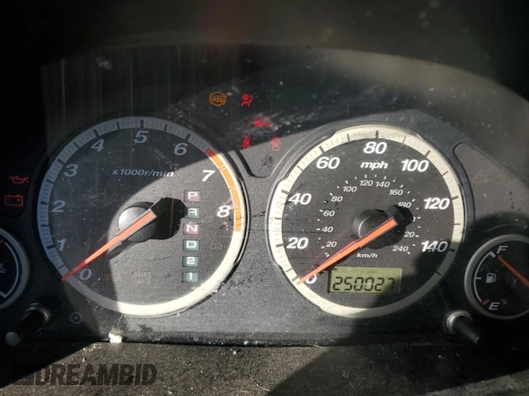 2005 Honda CR-V LX with VIN JHLRD68545C007539, listed as a Copart auction lot 88174275 with 250,027 mi miles and Salvage Title. Bid and sale history available at DreamBid. Image 9.