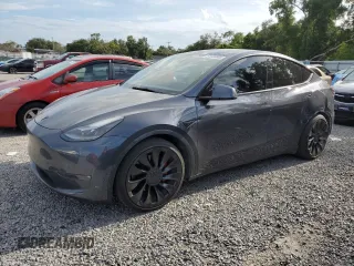 2022 Tesla Model Y Performance с VIN 7SAYGDEF0NF338271, выставлен на аукционе Copart как лот 61539505 с пробегом 88 019 миль миль и Списание • Salvage title. История ставок и продаж доступна на DreamBid. Изображение 1.