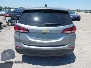 2024 Chevrolet Equinox LS with VIN 3GNAXHEG9RL168375, listed as a IAAI auction lot 42056222 with 8,615 mi miles and . Bid and sale history available at DreamBid. Image 16.