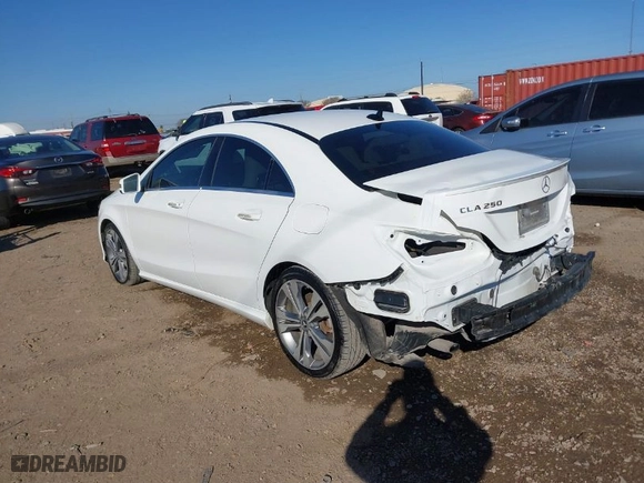 2019 Mercedes-Benz CLA with VIN WDDSJ4EB3KN770180, listed as a IAAI auction lot 41184295 with 61,417 mi miles. Bid and sale history available at carsss.com. Image 3.