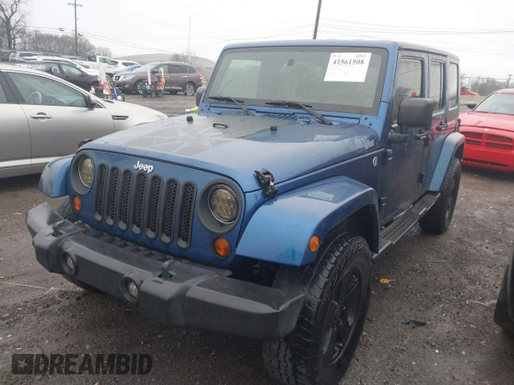 2010 Jeep Wrangler Unlimited Sahara with VIN 1J4BA5H17AL166915, listed as a IAAI auction lot 41561508 with 252,337 mi miles. Bid and sale history available at carsss.com. Image 17.
