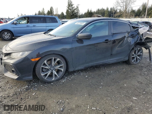 2017 Honda Civic Sedan Si with VIN 2HGFC1E58HH702409, listed as a Copart auction lot 46078665 with 139,226 mi miles and Salvage Title. Bid and sale history available at carsss.com. Image 1.