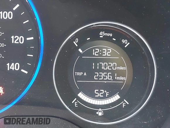 2016 Honda HR-V EX with VIN 3CZRU5H54GM705104, listed as a IAAI auction lot 41421312 with 117,020 mi miles. Bid and sale history available at carsss.com. Image 16.