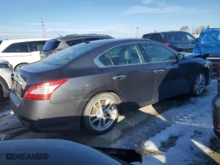 2009 Nissan Maxima 3.5 S with VIN 1N4AA51E19C858992, listed as a Copart auction lot 88049175 with 119,788 mi miles and Salvage Title. Bid and sale history available at carsss.com. Image 3.