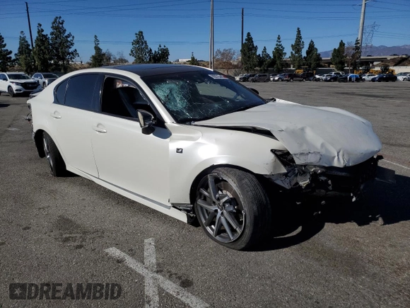 2016 Lexus GS 350 with VIN JTHBZ1BL0GA003771, listed as a Copart auction lot 89278445 with 0 mi miles and Salvage Title. Bid and sale history available at carsss.com. Image 4.
