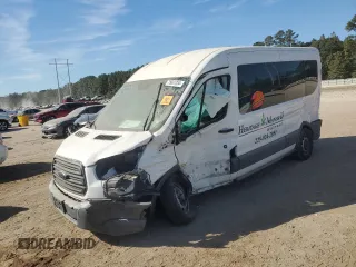 2017 Ford Transit XL with VIN 1FDZX2CM3HKA11793, listed as a Copart auction lot 75661334 with 96,112 mi miles and Salvage Title. Bid and sale history available at DreamBid. Image 1.