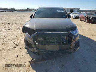 2022 Audi Q7 Premium Plus with VIN WA1LJBF74ND017937, listed as a Copart auction lot 43745035 with 22,989 mi miles and Salvage title. Bid and sale history available at DreamBid. Image 5.